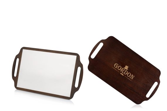ΚΑΘΡΕΦΤΗΣ ΚΟΜΜΩΤΗΡΙΟΥ με 2 λαβές GORDON  38x25cm Wooden - Image 1