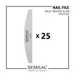 SEMILAC ΛΙΜΑ #180/240 Βάρκα Slim Halfmoon Professional (25τμχ)