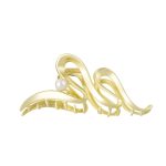 ΚΛΑΜΕΡ Metal with Pearl - Gold