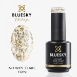BLUESKY TOP COAT NO WIPE FLAKE 15ml - TOP2 Gold