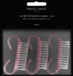 Peggy Sage #141102 DUST BRUSH - ΒΟΥΡΤΣΑΚΙ ΜΑΝΙΚΙΟΥΡ ΣΕΤ 3τμχ