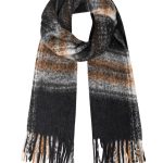 ΚΑΣΚΩΛ ΜΕ ΡΙΓΕΣ 180x50cm - Black