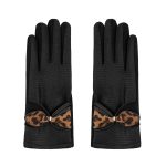 ΓΑΝΤΙΑ PANTHER DETAIL BOW - Black