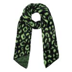 ΚΑΣΚΩΛ WILD ELEGANCE 180x40cm - Black & Green