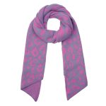 ΚΑΣΚΩΛ WILD ELEGANCE 180x40cm - Purple