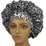 BONET ΣΚΟΥΦΑΚΙ ΥΠΝΟΥ Short - Satin Black & White Animal print