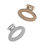 ΚΛΑΜΕΡ ΜΑΛΛΙΩΝ ΜΕΤΑΛΛΙΚΟ - Silver Oval