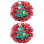 ΠΑΙΔΙΚΑ ΚΛΙΠ ΜΑΛΛΙΩΝ SET 2τμχ X-mas Tree