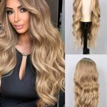 ΠΕΡΟΥΚΑ ΓΥΝΑΙΚΕΙΑ #811 Ξανθό σκούρο Rooted με ανταύγειες Wavy - Long