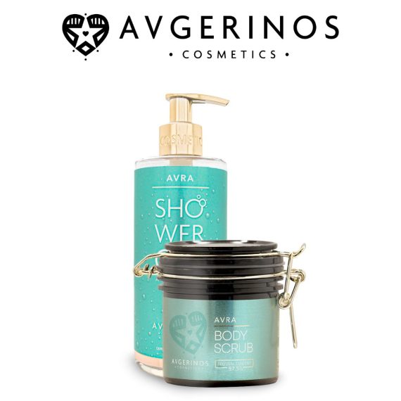 AVGERINOS Avra Combo set Duo (body scrub + shower gel) - Image 1