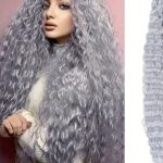 BRAID HAIR WAVY for CROCHET 75cm #Space Silver