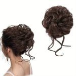 ΚΟΤΣΟΣ ΜΑΛΛΙΩΝ με λάστιχο * Καστανό