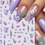 ΑΥΤΟΚΟΛΛΗΤΑ ΓΙΑ ΝΥΧΙΑ * SW-CS130 Flowers