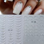 ΑΥΤΟΚΟΛΛΗΤΑ ΓΙΑ ΝΥΧΙΑ * STZ-J07 & 08 Silver strass