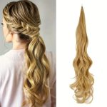 PONYTAIL ΜΕ ΣΥΡΜΑ WAVY 60cm - Ξανθό χρυσό