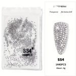 STRASS ΓΙΑ ΝΥΧΙΑ ΑΣΗΜΙ #SS4 1440 τμχ