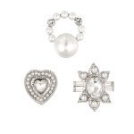 ΚΑΡΦΙΤΣΑ ΠΕΤΟΥ Glow Trio - White Silver