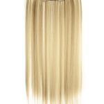 ΤΡΕΣΑ ΣΥΝΘΕΤΙΚΗ ΤΡΙΧΑ με 4 κλιπς 23,5cm / 45-50cm - Blonde