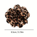ΚΑΡΦΙΤΣΑ ΠΕΤΟΥ Animal Print Flower - Brown Black - Image 2