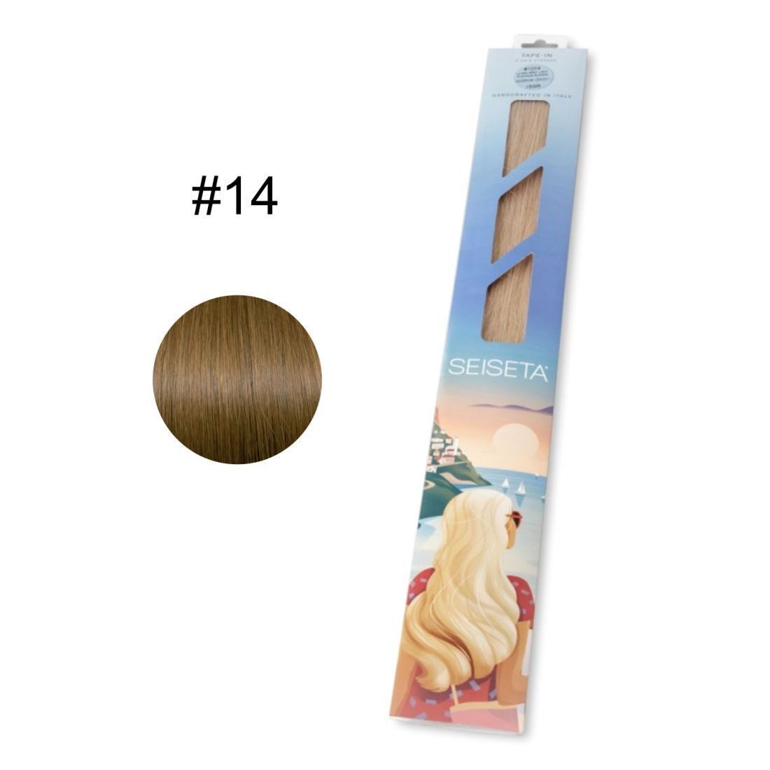 SEISETA ΤΡΕΣΑ ΙΣΙΑ ΦΥΣΙΚΗ 100gr 50/55cm - 14 Light Golden Blond Copper - Image 1