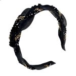 ΣΤΕΚΑ ΜΑΛΛΙΩΝ ΤΟΥΛΙ BRAIDED ΜΕ ΑΛΥΣΙΔΑ #7562 Black