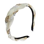 ΣΤΕΚΑ ΜΑΛΛΙΩΝ ΤΟΥΛΙ BRAIDED ΜΕ ΑΛΥΣΙΔΑ #7562 Ecru