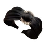 ΣΤΕΚΑ ΜΑΛΛΙΩΝ ΣΑΤΕΝ STRASS ΚΟΣΜΗΜΑ #7571 Black