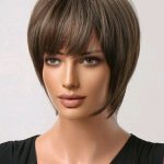 ΠΕΡΟΥΚΑ ΓΥΝΑΙΚΕΙΑ #302/B Καστανό ανοιχτό με ανταύγειες - Short