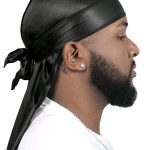 DURAG Μαντήλι Μπαντάνα μαλλιών - Black