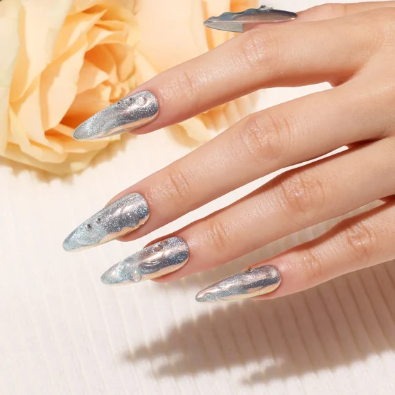 BLUESKY NAIL ART MOONSHINE POWDER #YGF02 Sunset After Glow - Image 5