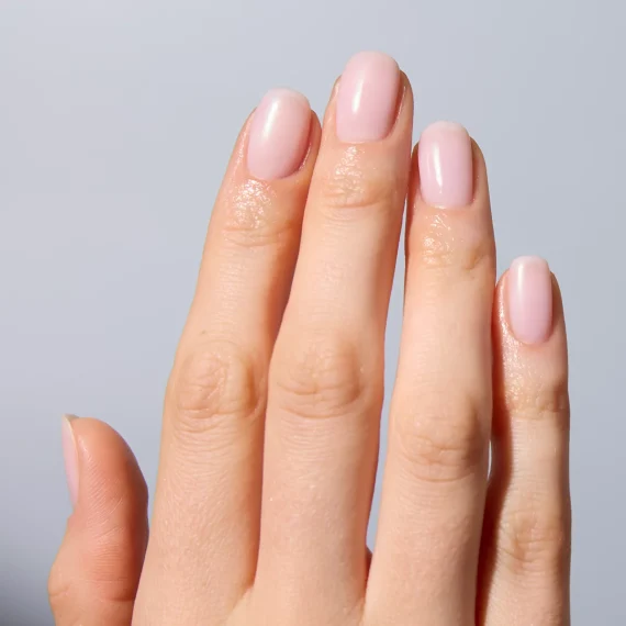 SEMILAC Nail Lacquer 9ml #102 Sheer Milky Pink - Image 4