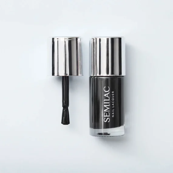 SEMILAC Nail Lacquer 9ml #109 Classic Black - Image 2