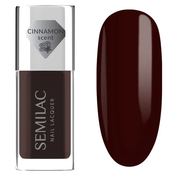 SEMILAC Nail Lacquer 9ml #112 Wine Red - Image 1