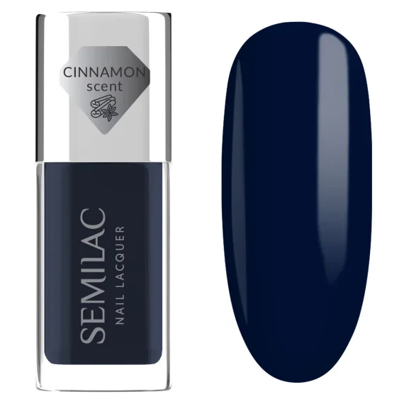 SEMILAC Nail Lacquer 9ml #113 Blue Ink - Image 1