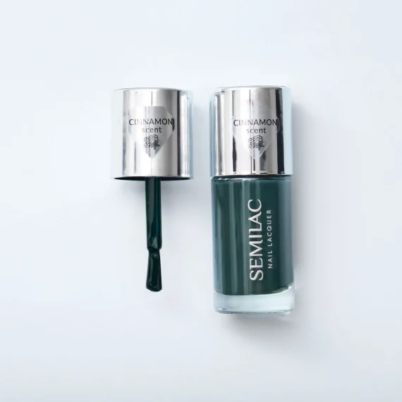 SEMILAC Nail Lacquer 9ml #114 Bottle Green - Image 2