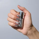 SEMILAC Nail Lacquer 9ml #115 Silver Chrome - Image 3