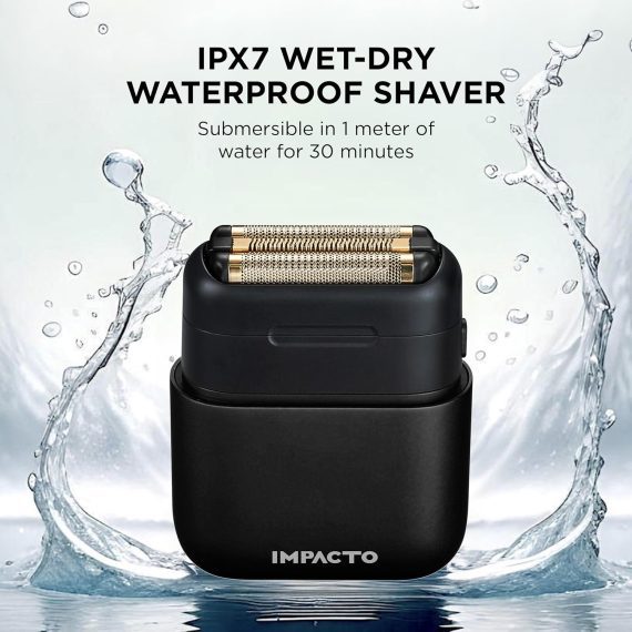 COCCO SHAVER IMPACTO MICRO Wet-Dry Triple Foil - Black - Image 4