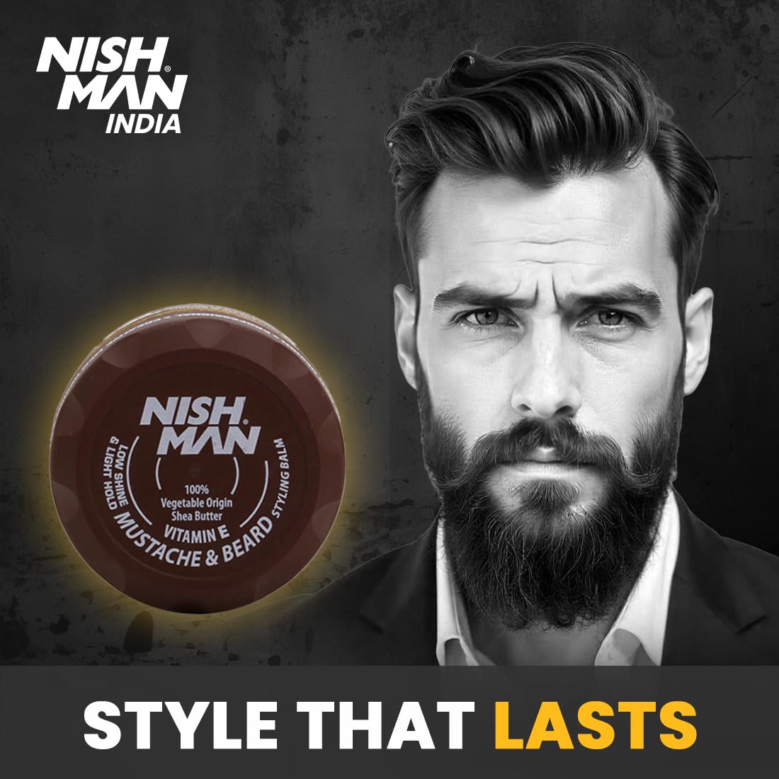 NISHMAN BEARD BALM 2 NISHMAN BEARD & MOUSTACHE BALM 100ml - Image 3