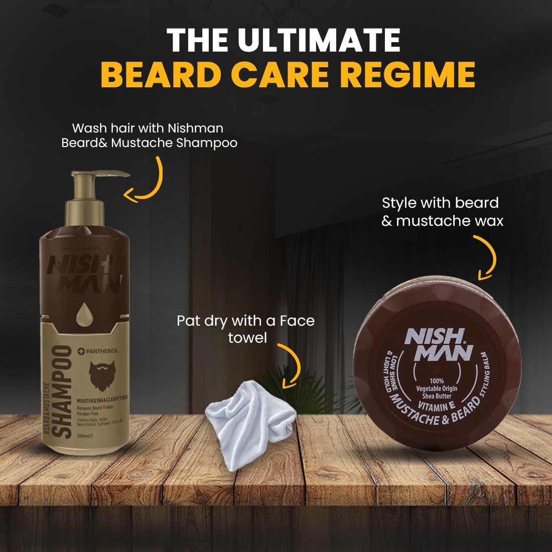 NISHMAN BEARD BALM 5 NISHMAN BEARD & MOUSTACHE BALM 100ml - Image 7