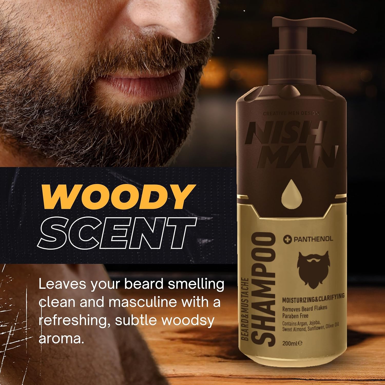 NISHMAN BEARD CARE 2 NISHMAN BEARD & MOUSTACHE CONDITIONER 200ml - Image 2