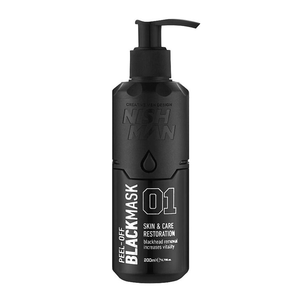 NISHMAN BLACK MASK 01 NISHMAN BLACK MASK 01peel-off 200ml - Image 1