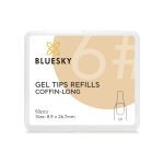 BLUESKY GEL TIPS REFILLS No 6 50τμχ  - COFFIN LONG