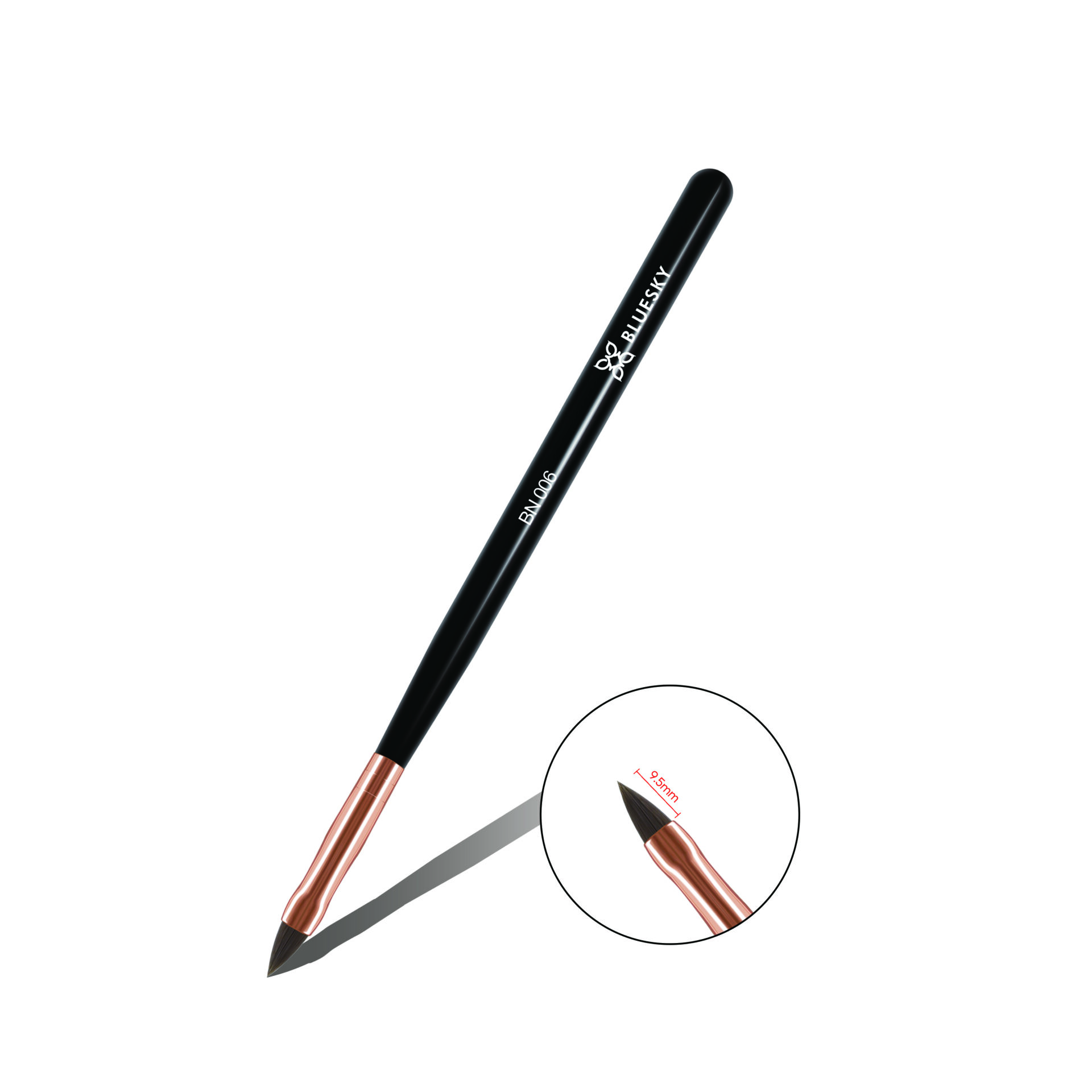 BLUESKY NAIL ART BRUSH BN006 BLUESKY GEL BRUSH για 3D NAIL ART 9,5mm - ΒΝ006 - Image 1