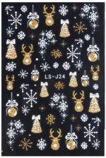 ΑΥΤΟΚΟΛΛΗΤΑ ΝΥΧΙΩΝ X-mas #LS-J24 X-MAS - Image 2