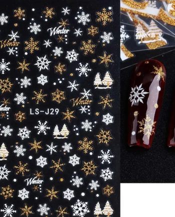 ΑΥΤΟΚΟΛΛΗΤΑ ΝΥΧΙΩΝ X-mas #LS-J29 X-MAS