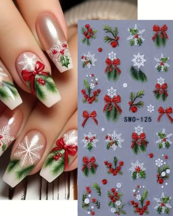 ΑΥΤΟΚΟΛΛΗΤΑ ΝΥΧΙΩΝ X-mas #SWO-125 X-MAS