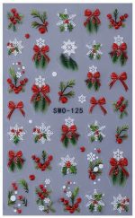 ΑΥΤΟΚΟΛΛΗΤΑ ΝΥΧΙΩΝ X-mas #SWO-125 X-MAS - Image 3