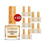 CLARESA CUTICLE OIL 5gr * Mandarin Pie  - KIT 10τμχ