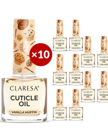 CLARESA CUTICLE OIL 5gr * Vanilla Muffin - KIT 10τμχ