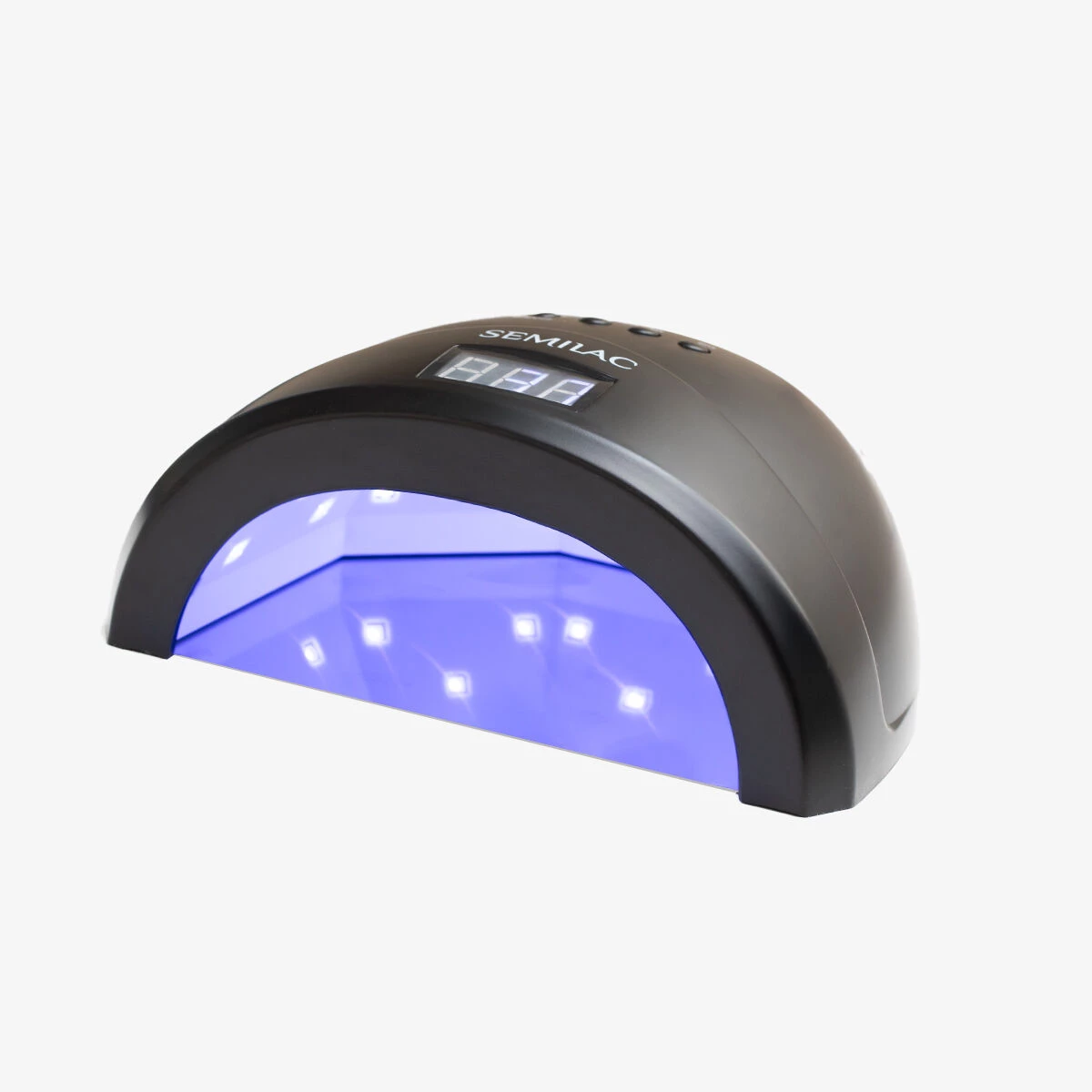 czarna-lapa-nowa_jpg SEMILAC ΛΑΜΠΑ ΠΟΛΥΜΕΡΙΣΜΟΥ UV/LED 24/48W All Black - Image 1